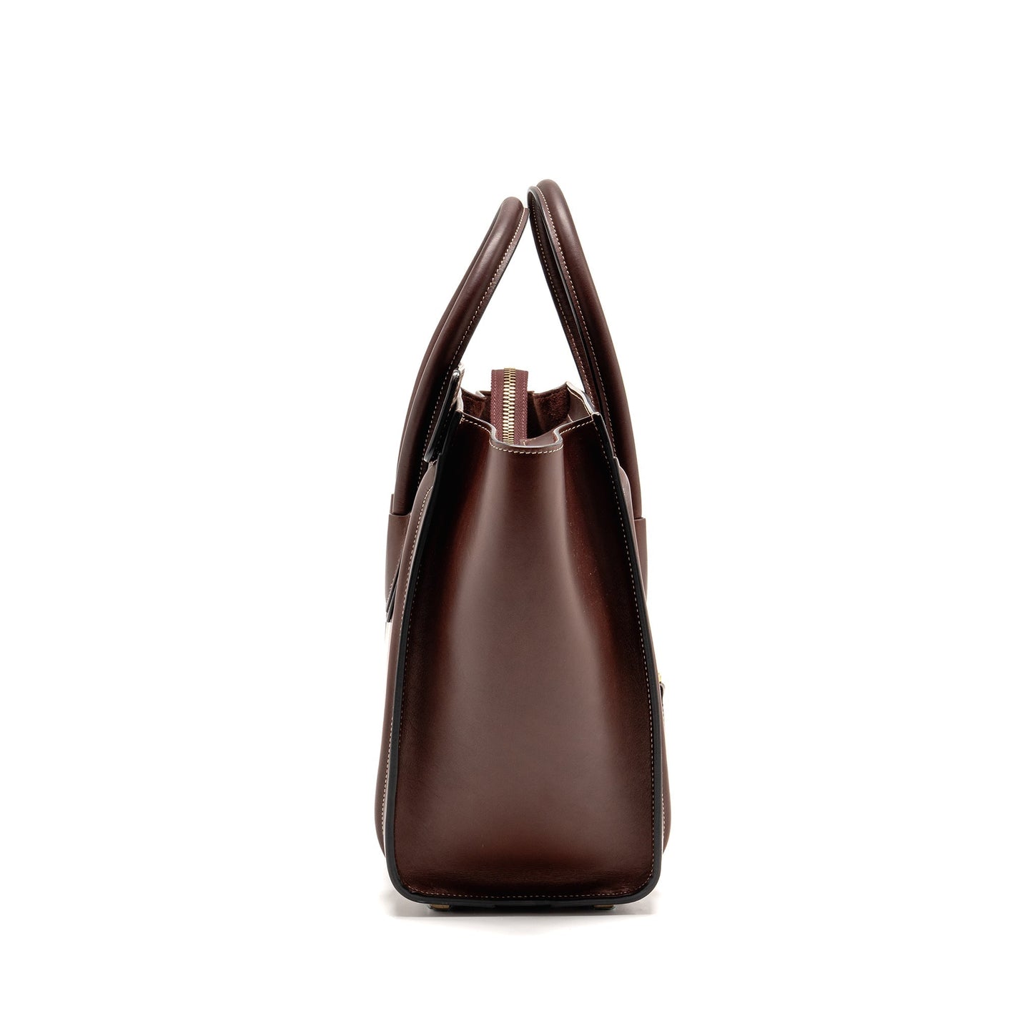 Celine Micro Luggage Purse Calfskin Burgundy