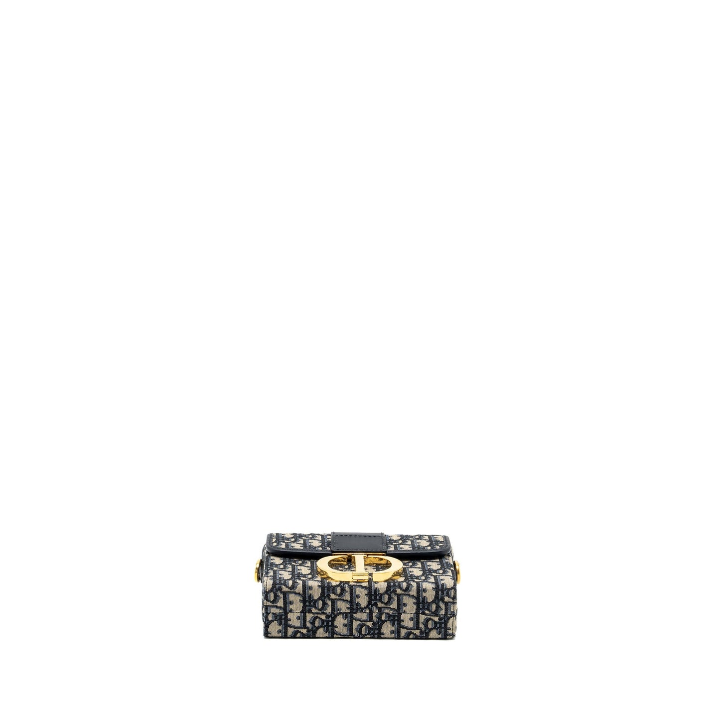 Dior 30 Montaigne box blue oblique jacquard