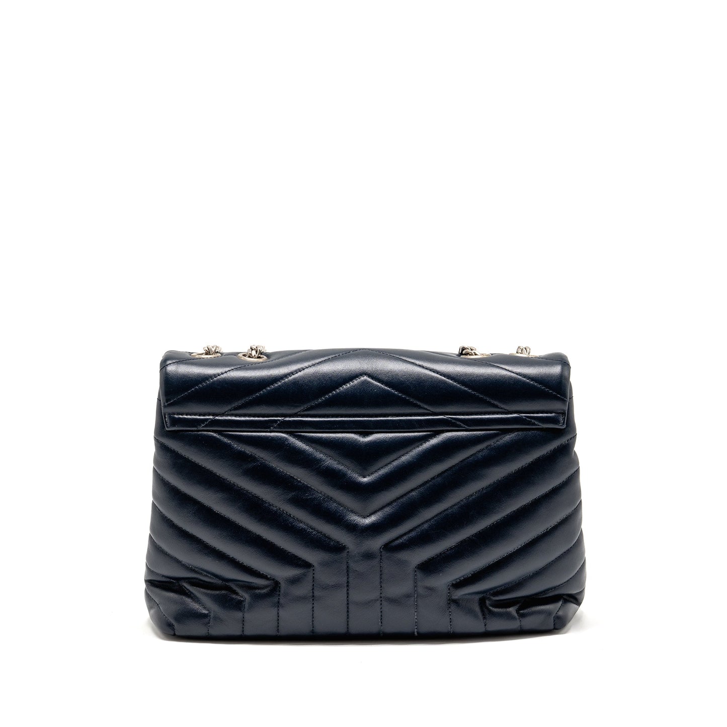 Saint Laurent/ Medium Lou Lou Purse Calfskin Dark Blue
