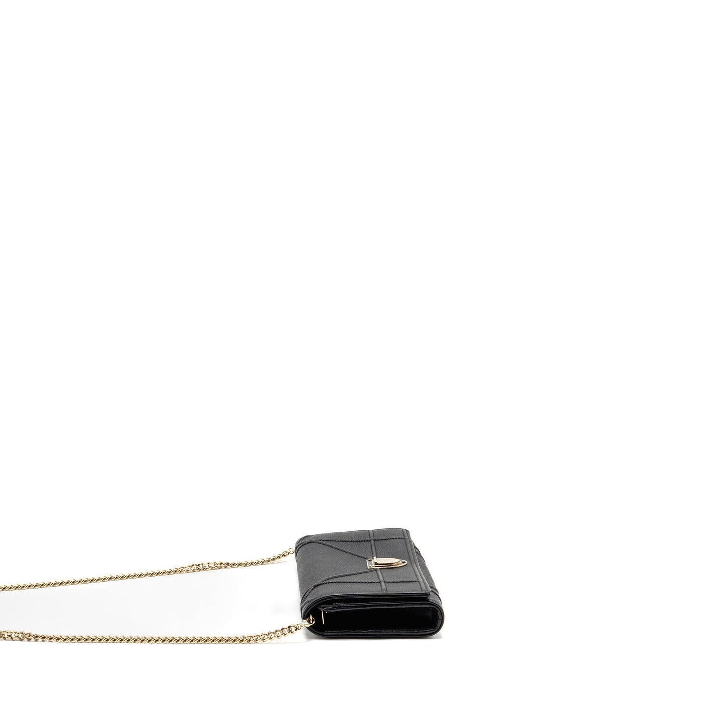 Dior Diorama wallet with Chain calfskin black