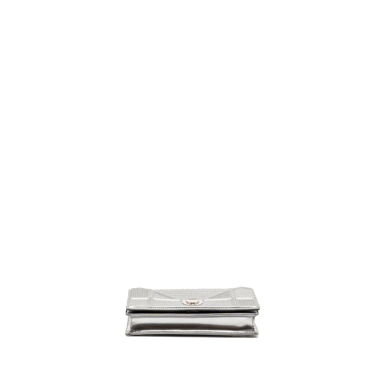 Dior Diorama Wallet On Chain Calfskin Silver