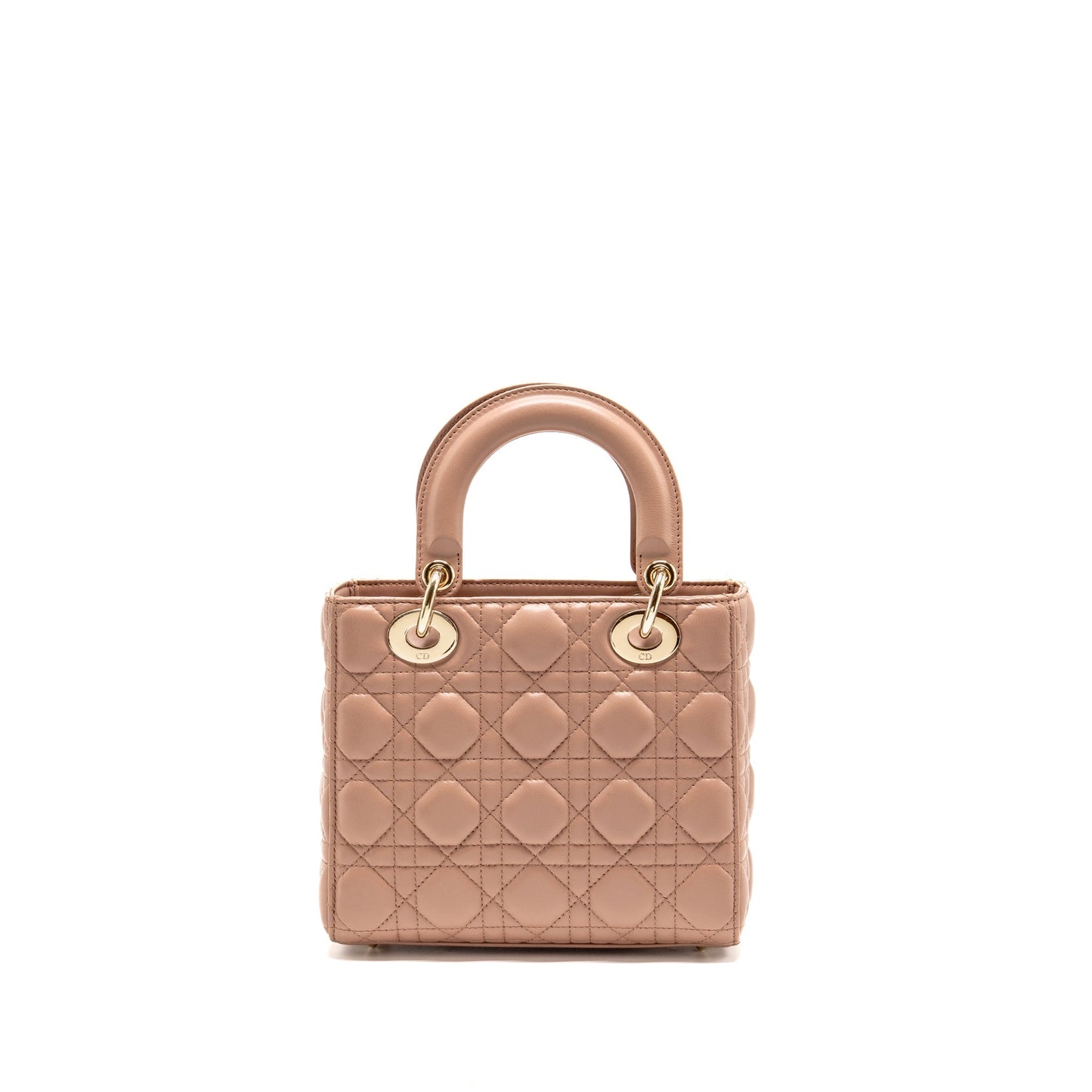 Dior Small Lady Dior Lambskin Dark Pink