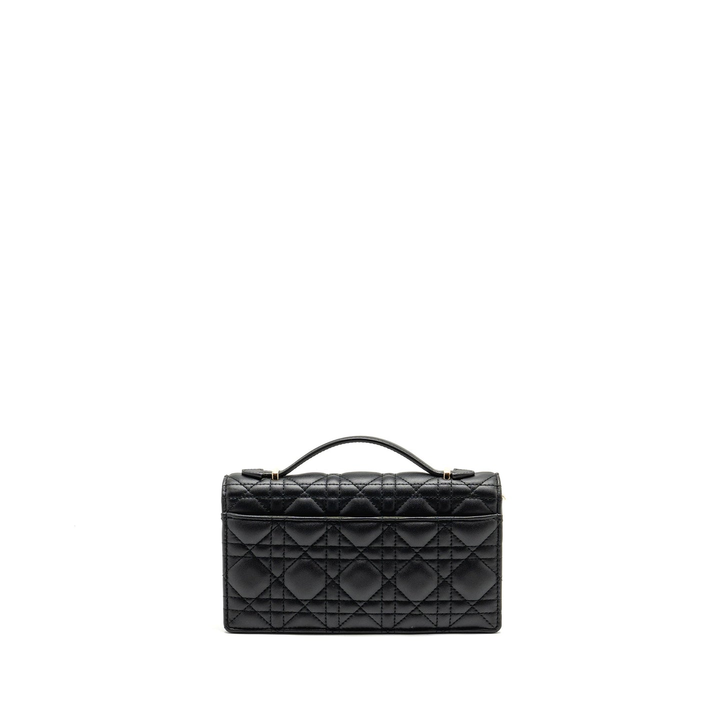 Dior My Dior Mini Purse Cannage Lambskin Black