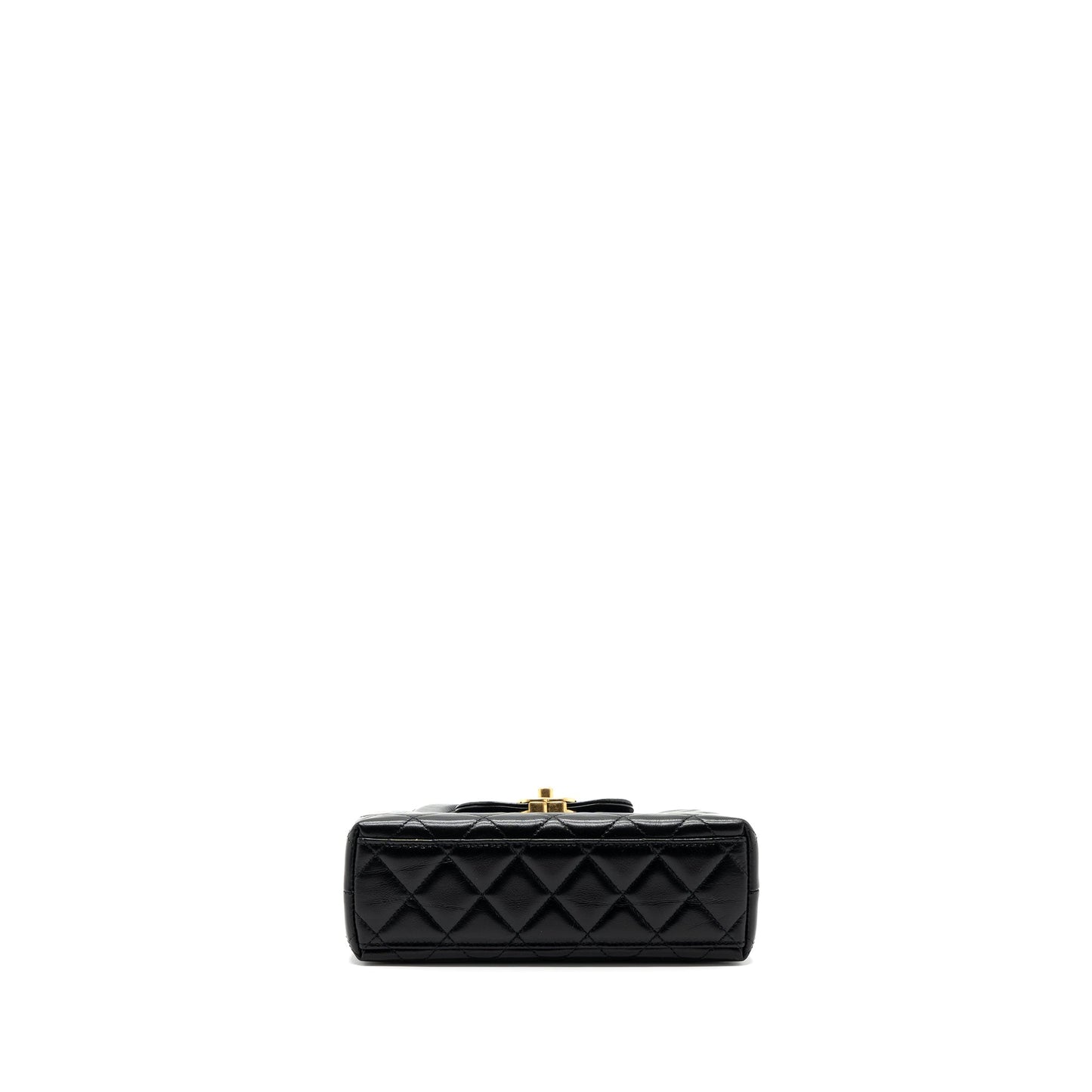 Chanel 23k Mini Shopping Tote Calfskin Black Brushed (Microchip)
