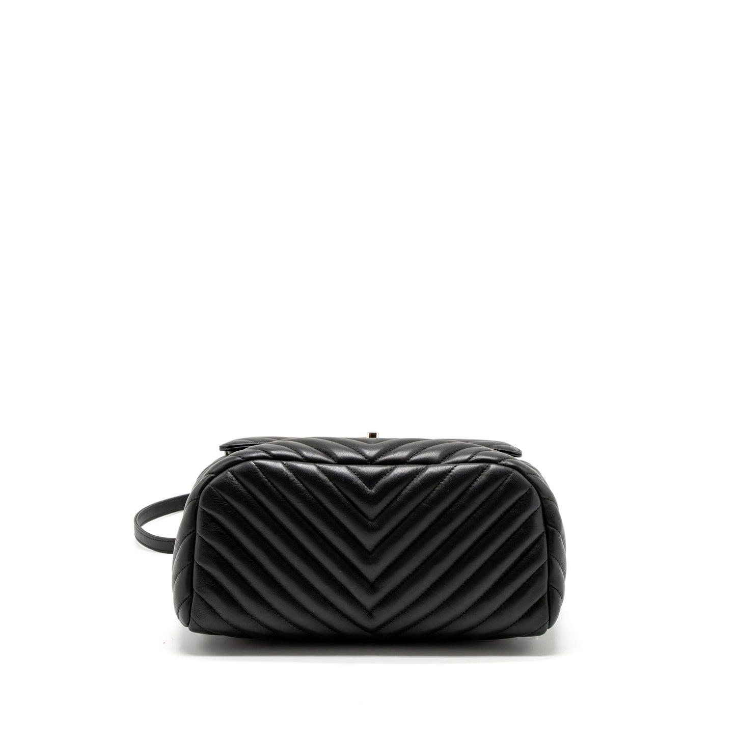Chanel Urban Spirit Backpack Chevron Calfskin Black