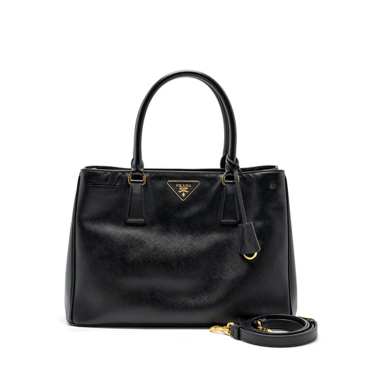 Prada Saffiano tote Purse Leather Black