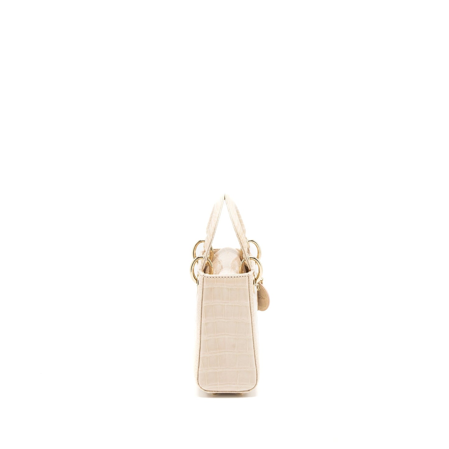 Dior Mini Lady Dior Alligator Mississippiensis Light Pink