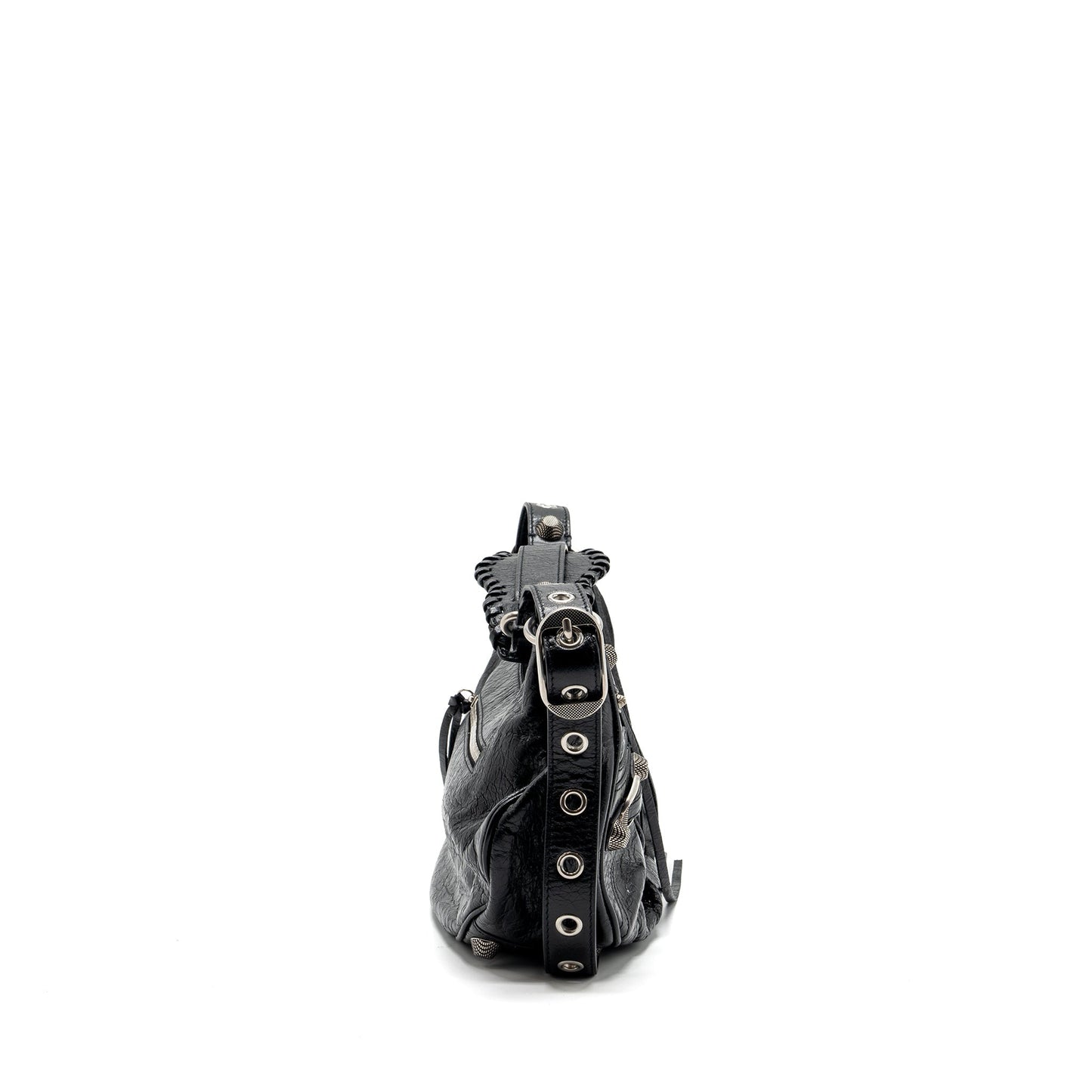 Balenciaga Le Cargole Small Mini Purse Lambskin Black