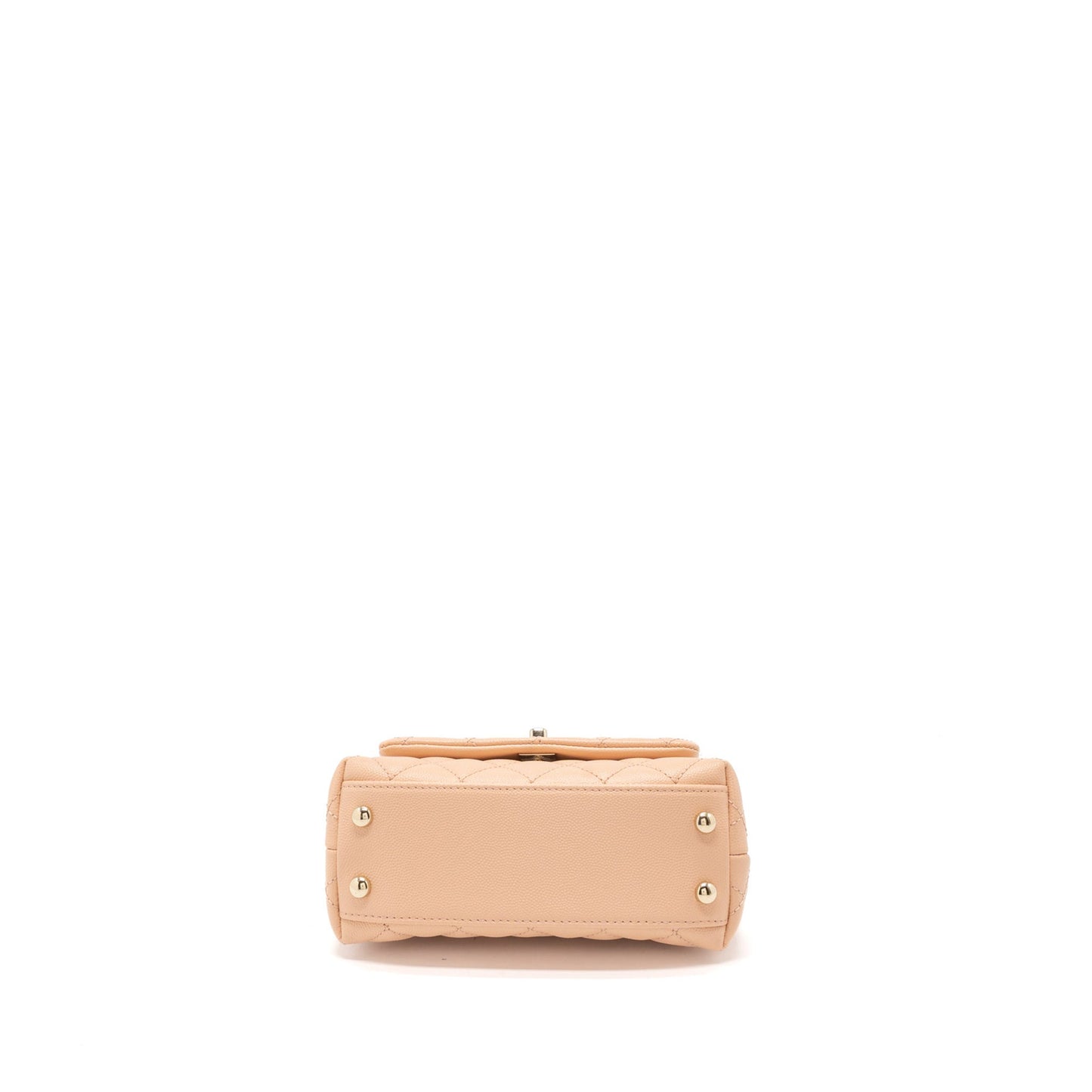 Chanel Mini Coco Handle Bag Caviar Light Pink L