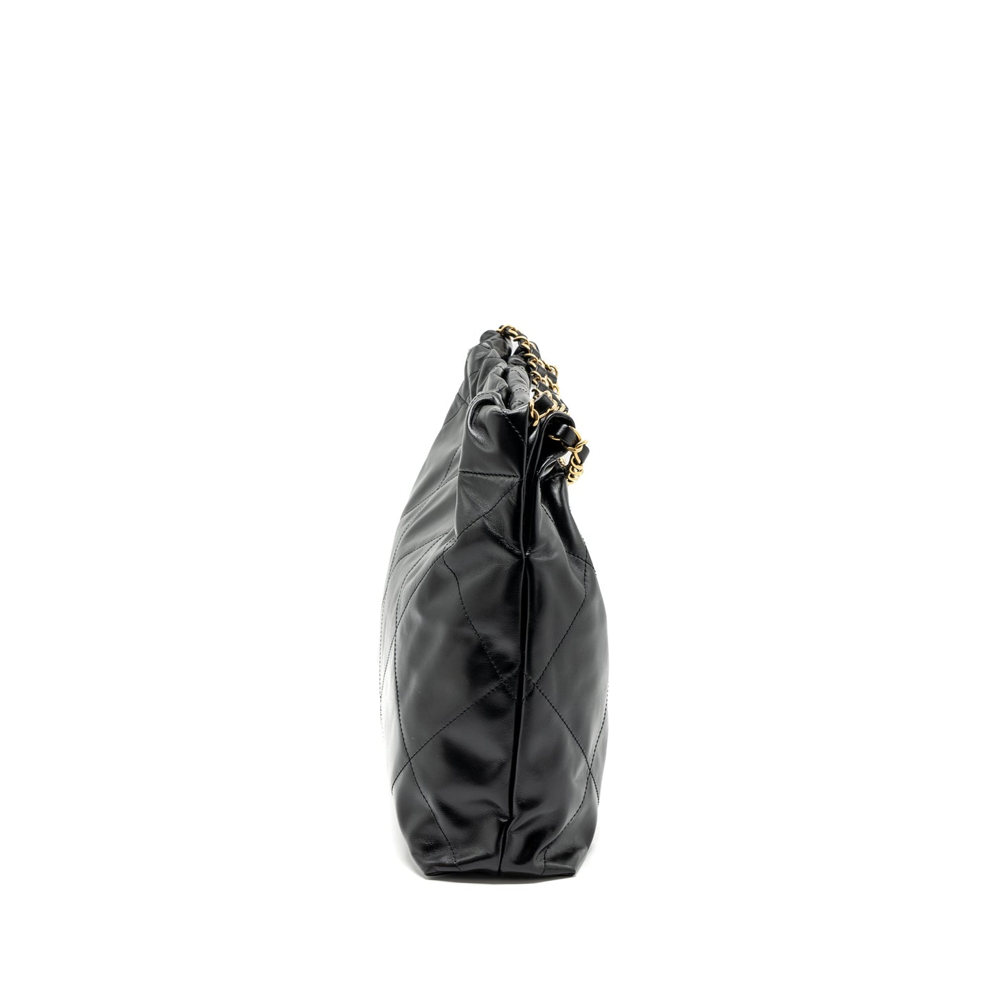 Chanel 24C 22 Bag Calfskin Black  (microchip)