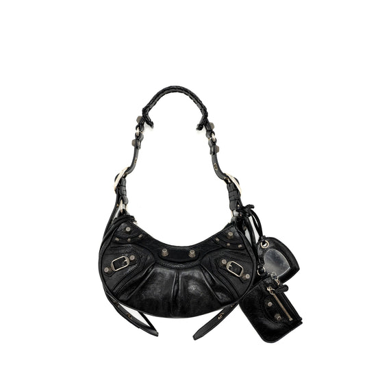 Balenciaga Le Carbo Mini Purse lambskin black