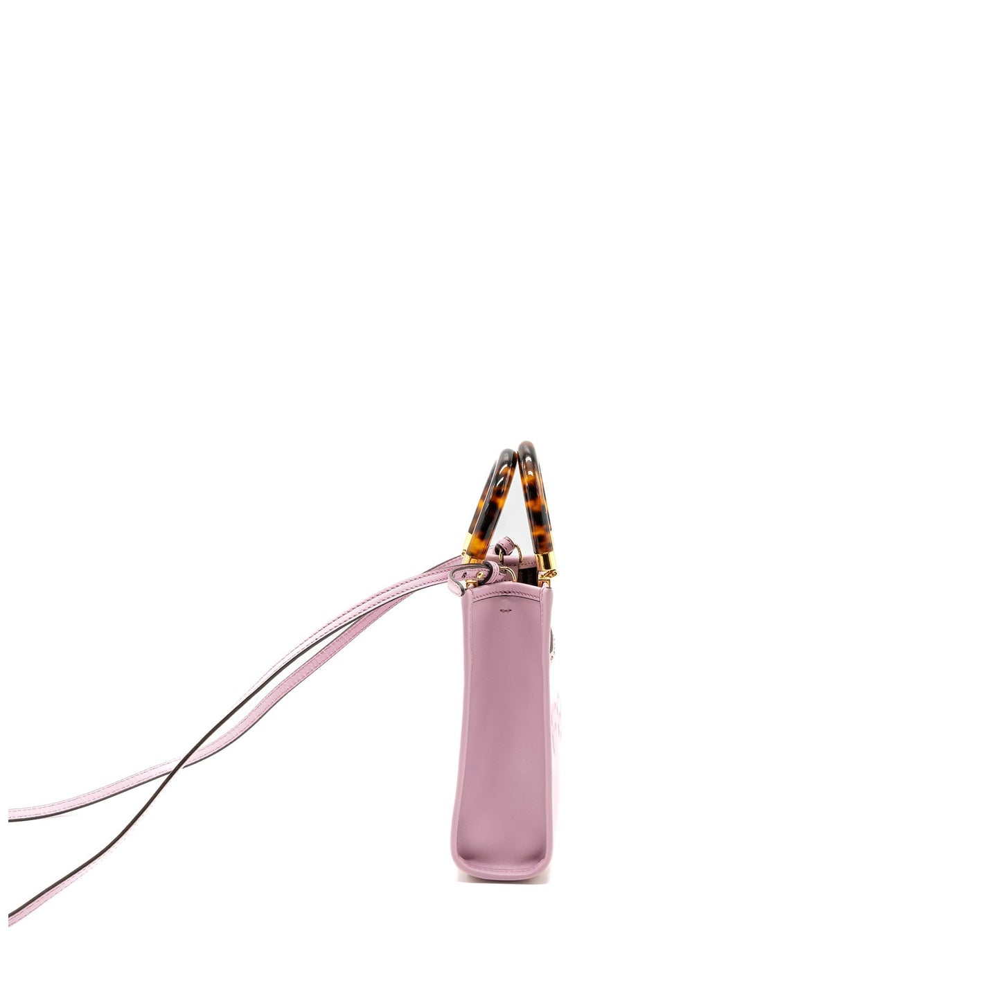 Fendi Mini Sunshine shopper Purse leather pink