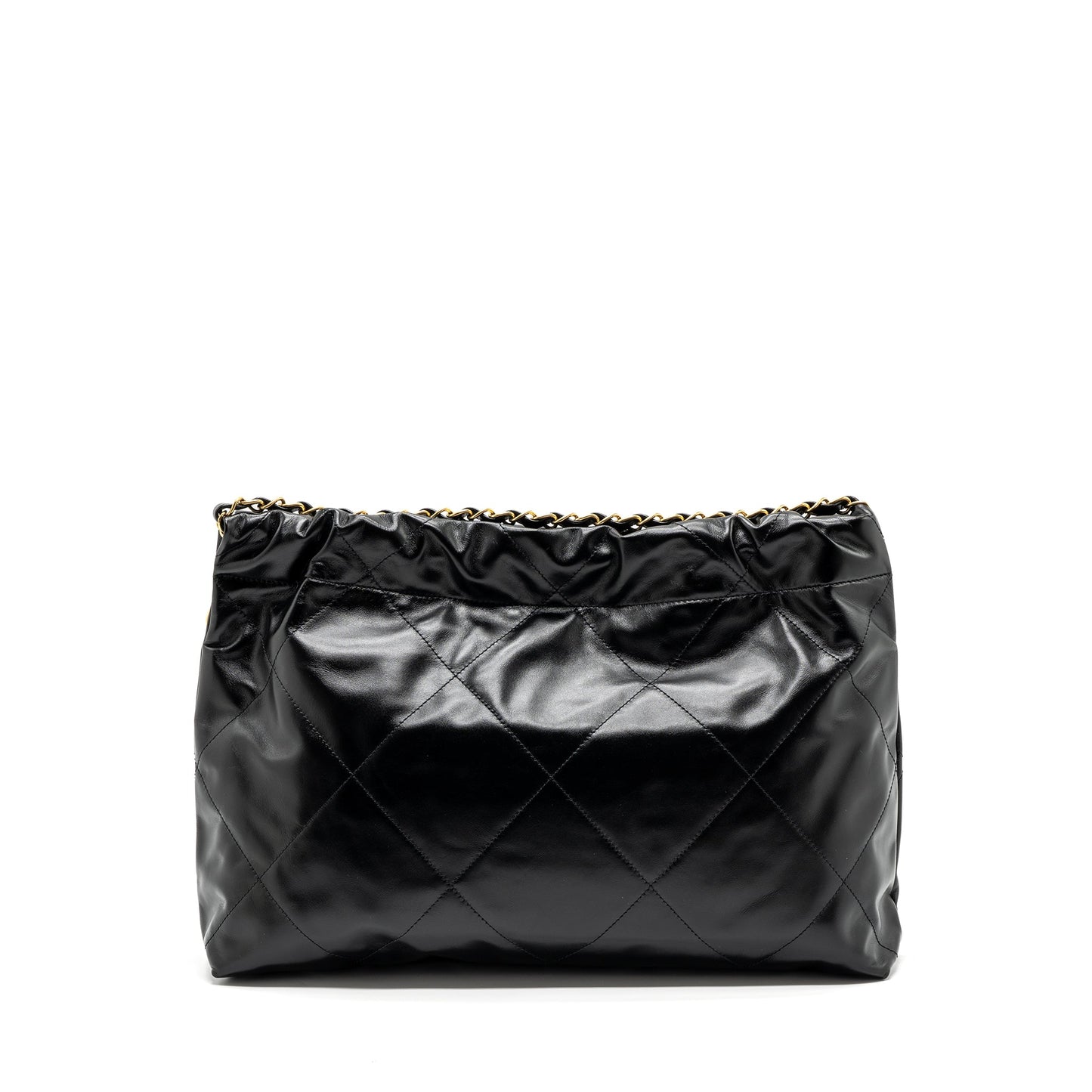Chanel 24C 22 Bag Calfskin Black  (microchip)