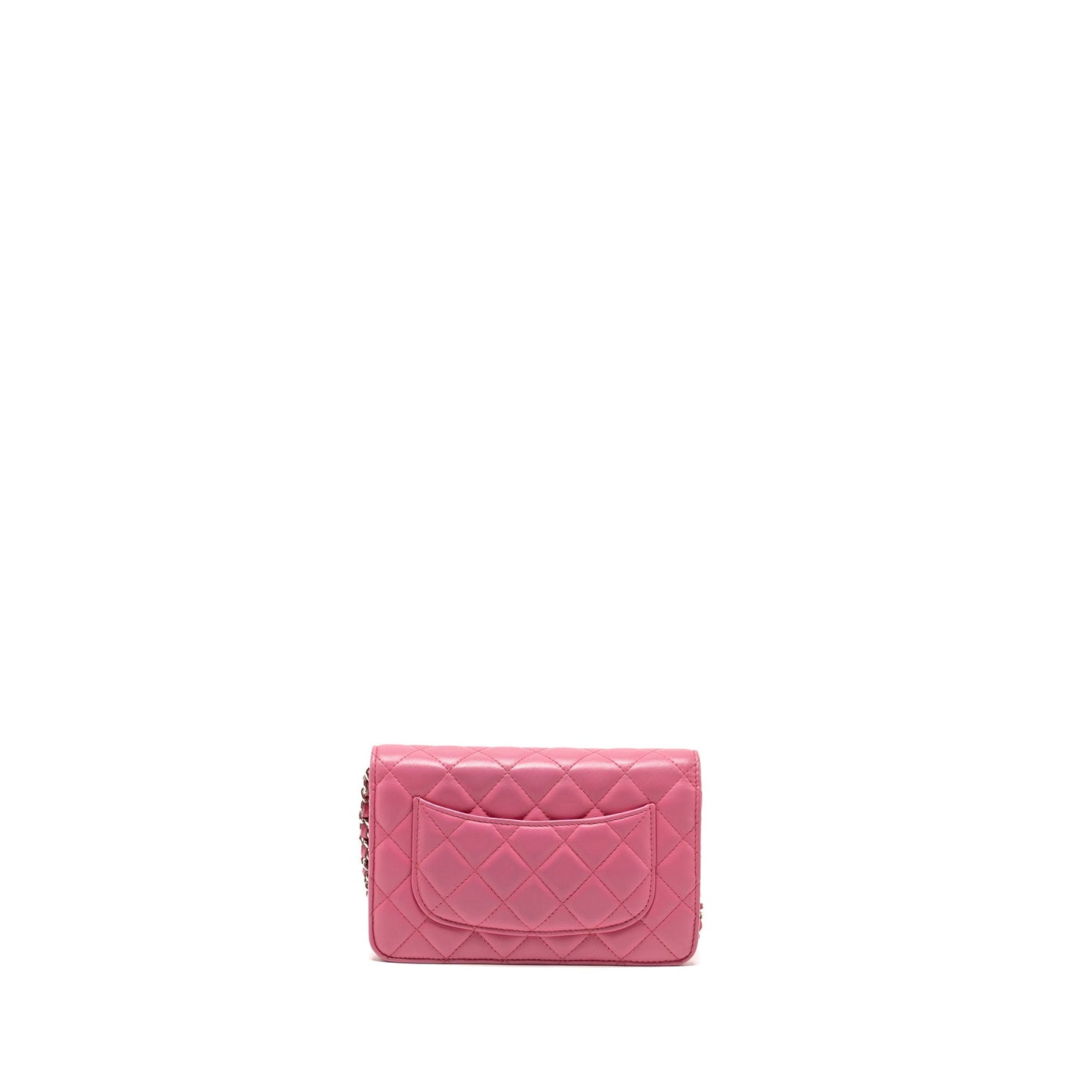 Chanel Classic Wallet on Chain Lambskin Pink