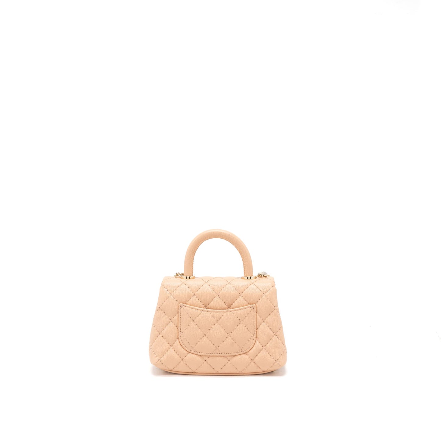 Chanel Mini Coco Handle Bag Caviar Light Pink L