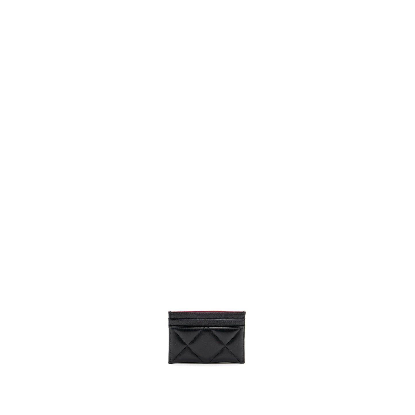 Chanel 19 Cardholder Lambskin Black