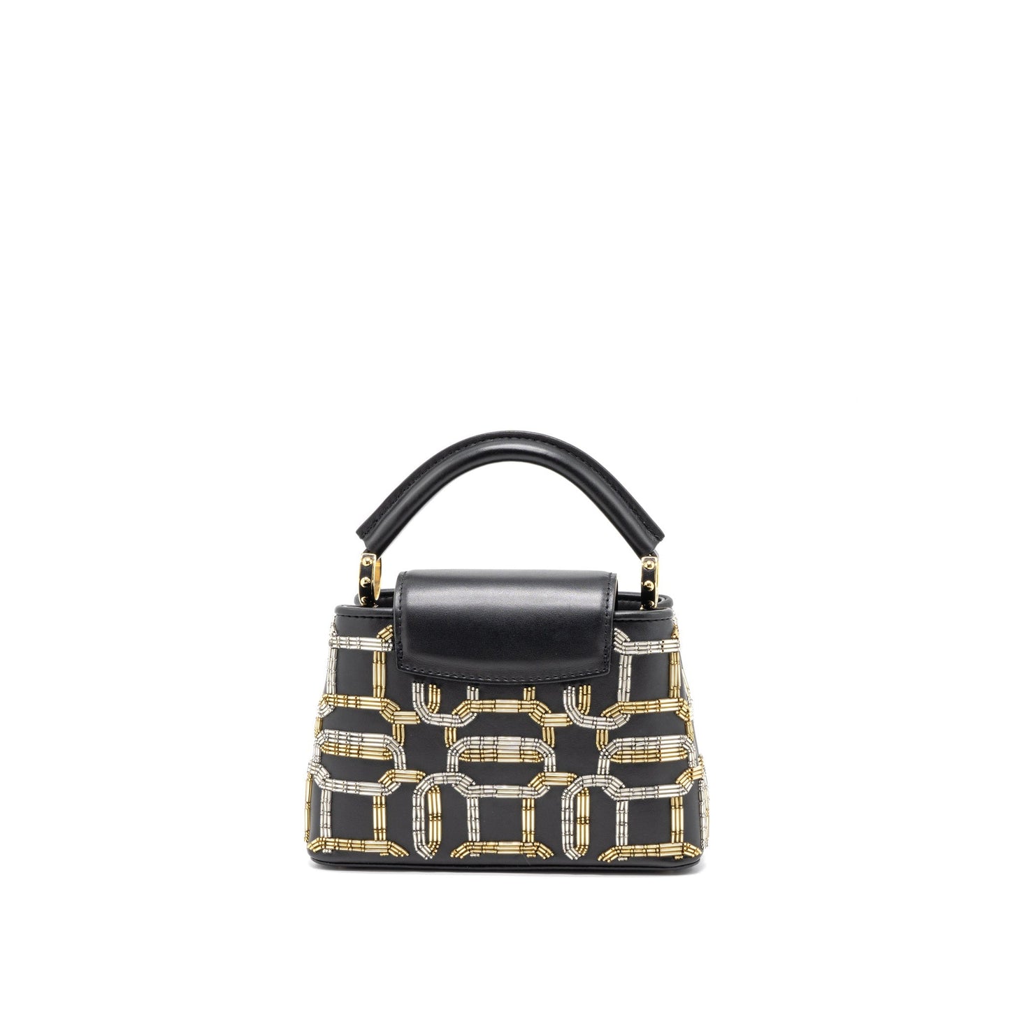 Louis Vuitton Capucines BB 21FW Limited Edition Calfskin Black/Multicolour GHW
