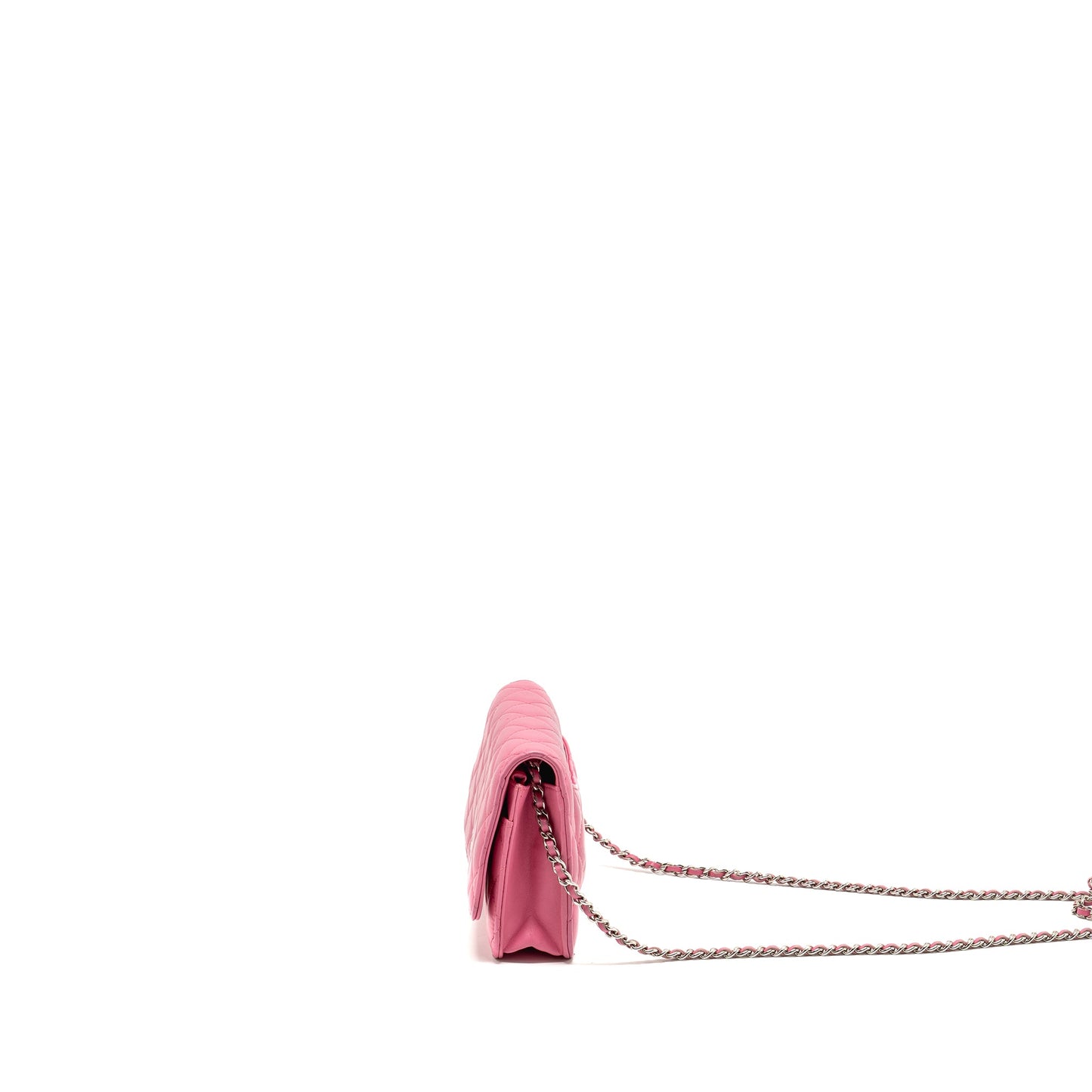 Chanel Classic Wallet on Chain Lambskin Pink