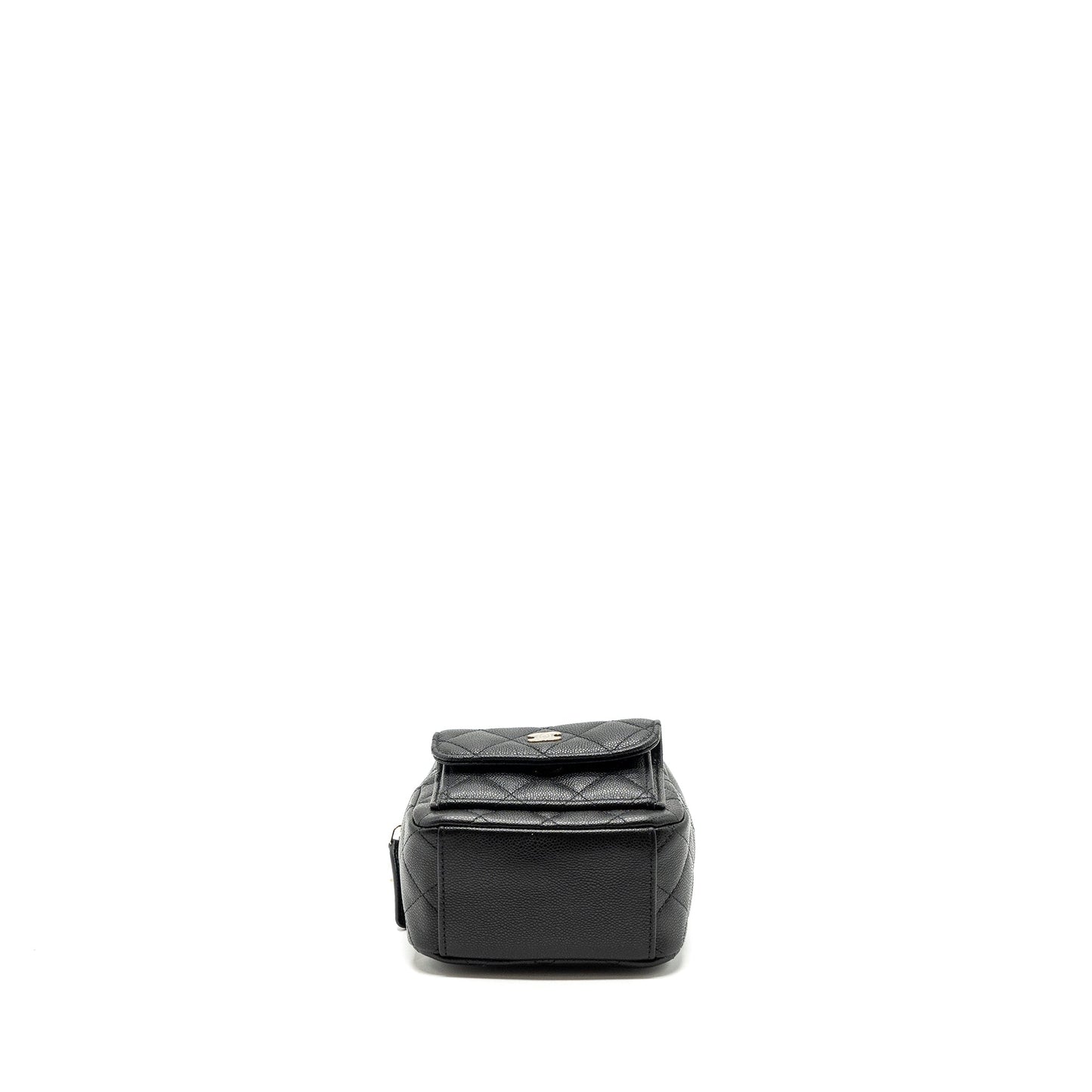 Chanel 24c Mini Backpack/Crossbody Bag Caviar Black L (Microchip)