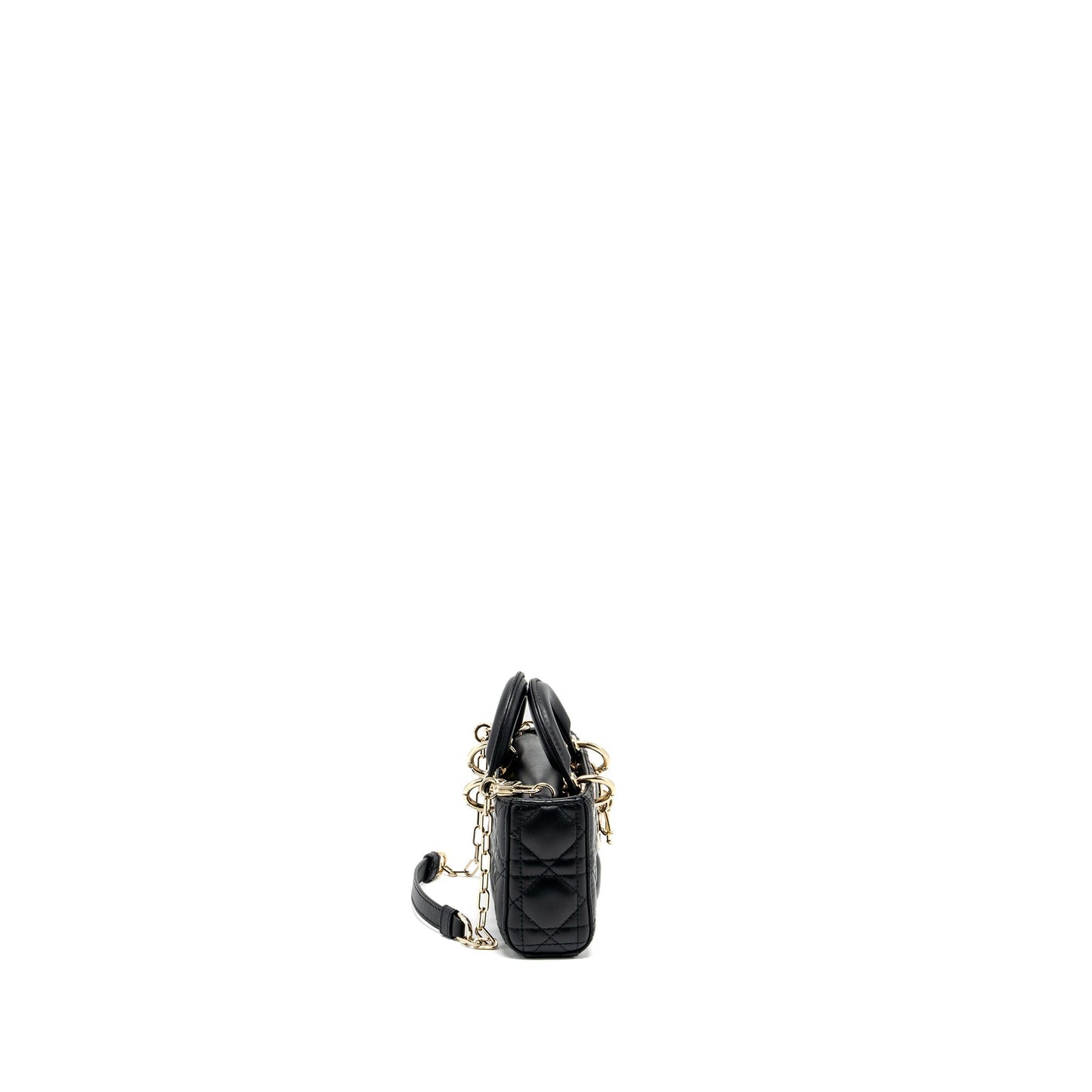 Dior Lady D-Joy Micro Purse Lambskin Black