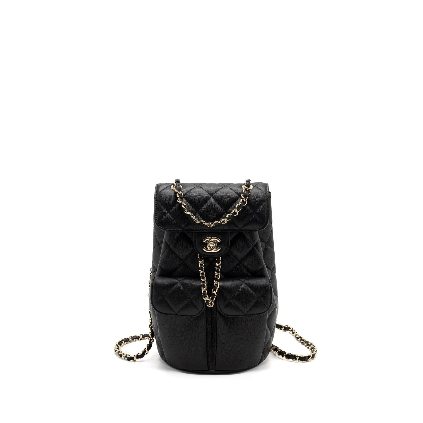 Chanel 22s mini backpack caviar black L(Microchip)