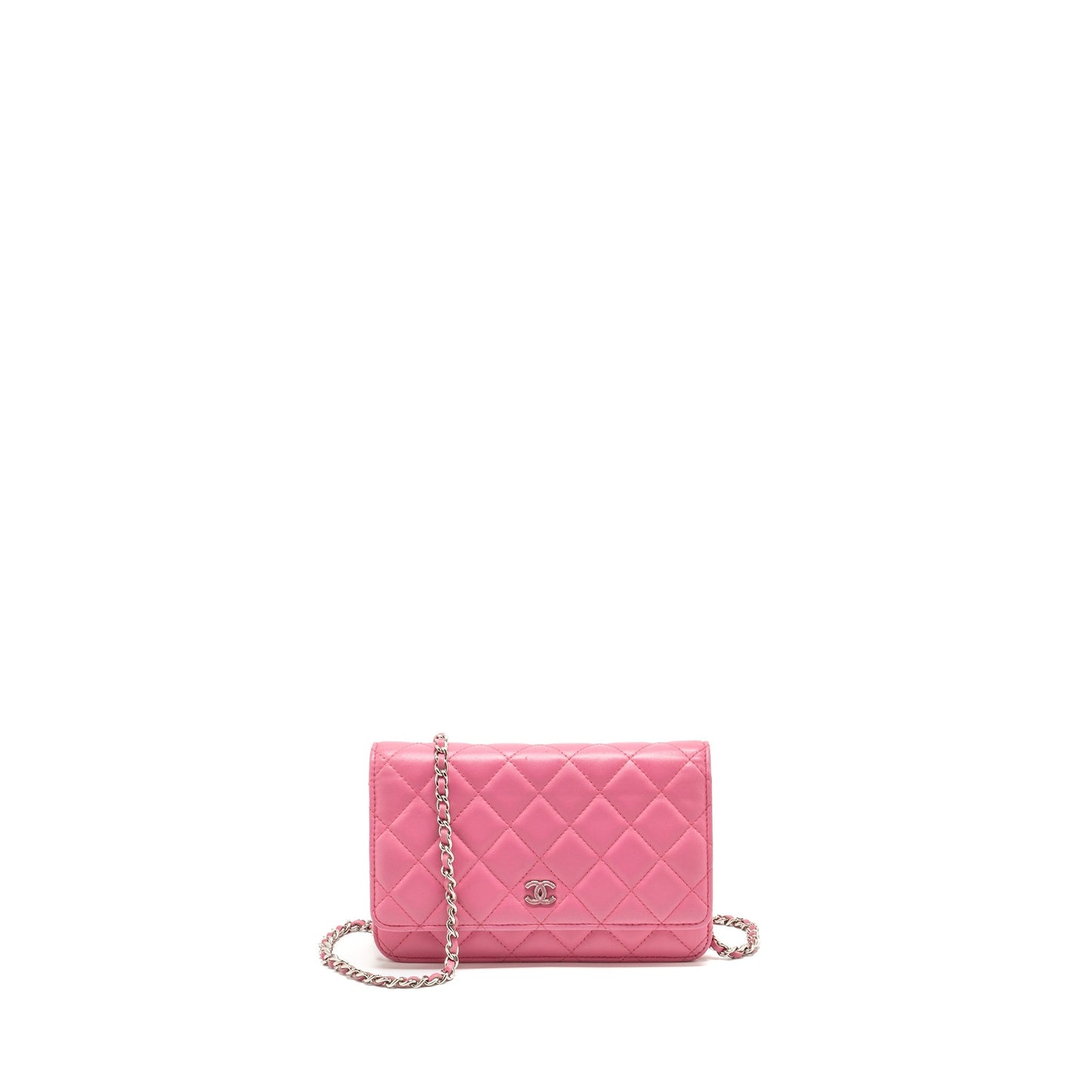 Chanel Classic Wallet on Chain Lambskin Pink