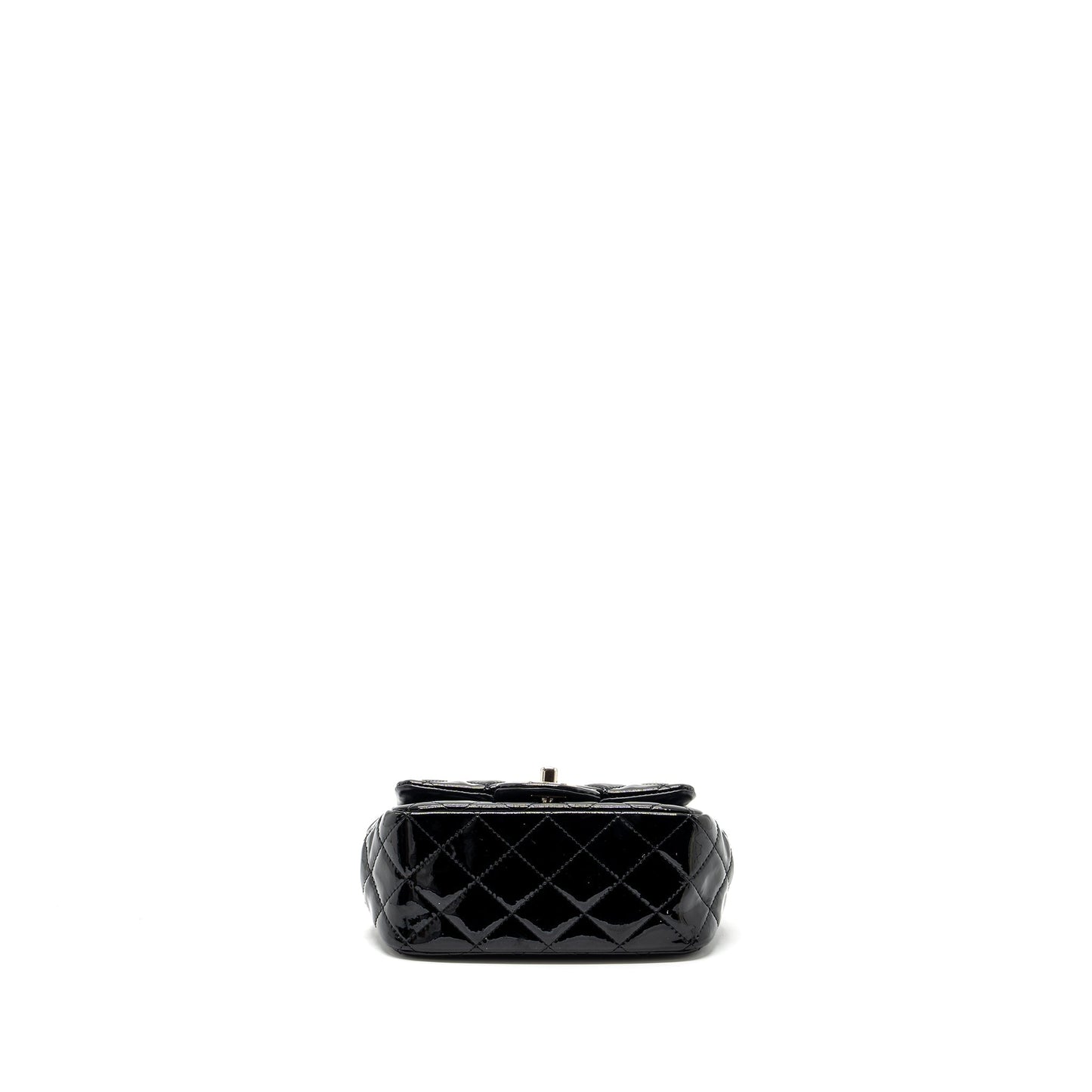 Chanel Classic Mini Square Flap Bag Patent Black