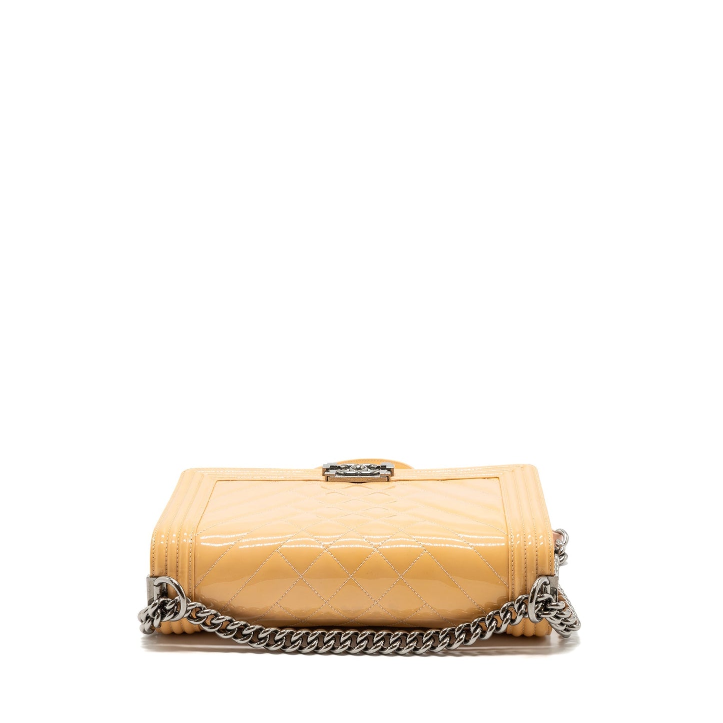 Chanel New Medium Boy Bag Patent Pink