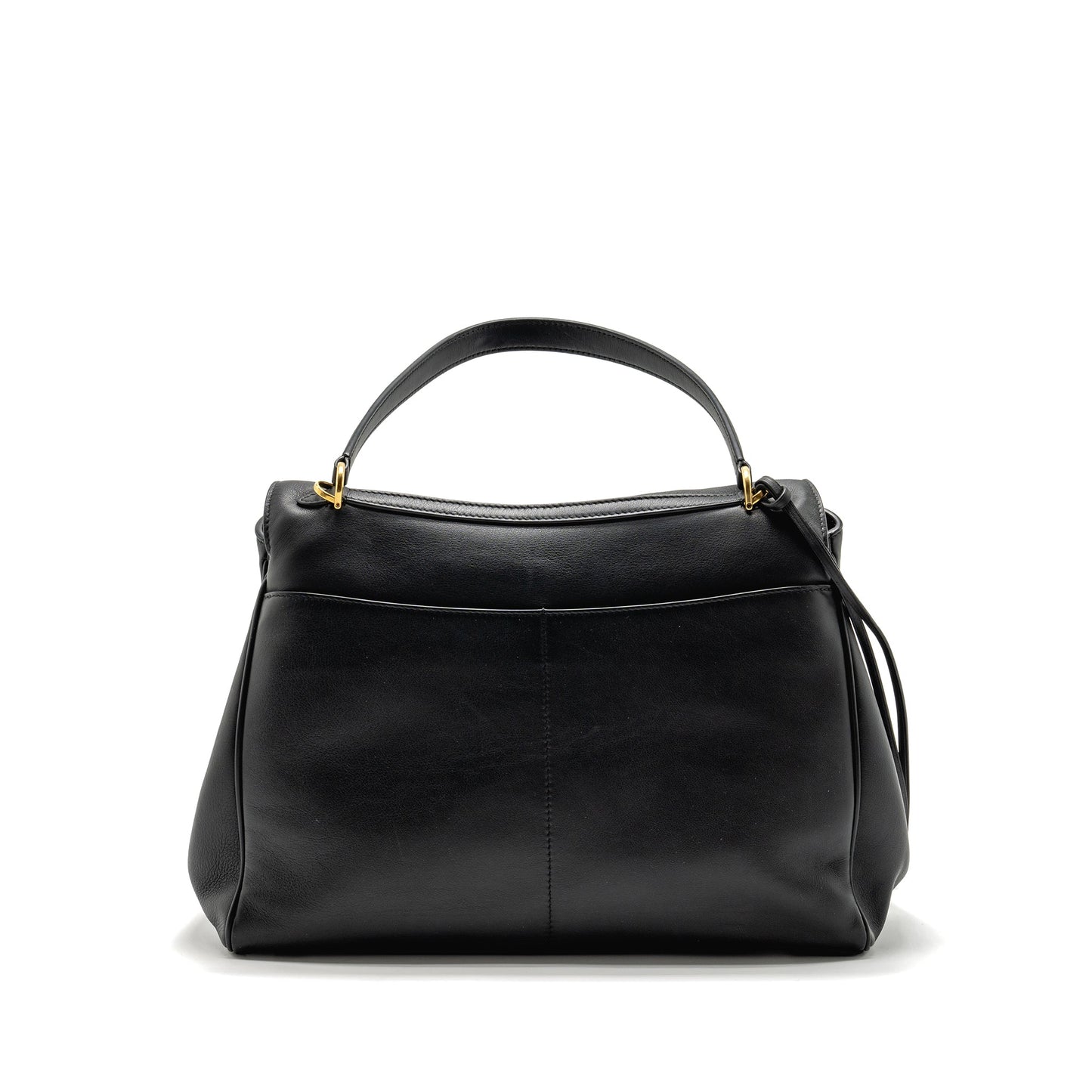 Balenciaga Medium Rodeo Handbag Smooth Calfskin Black