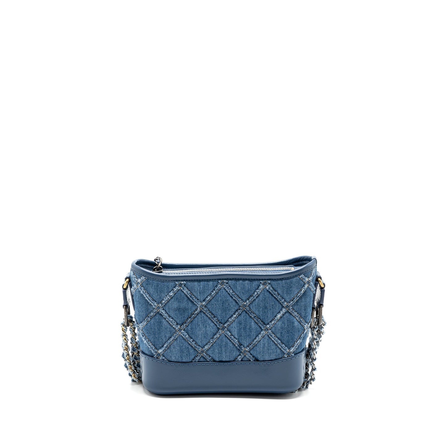 Chanel Small Gabrielle Hobo Bag Blue Denim