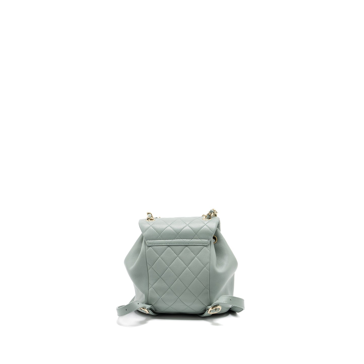 Chanel 23C Mini Duma Backpack Calfskin Light Grey L (Microchip)