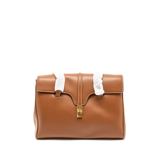 Celine 16 Purse Medium Soft Calfskin Tan