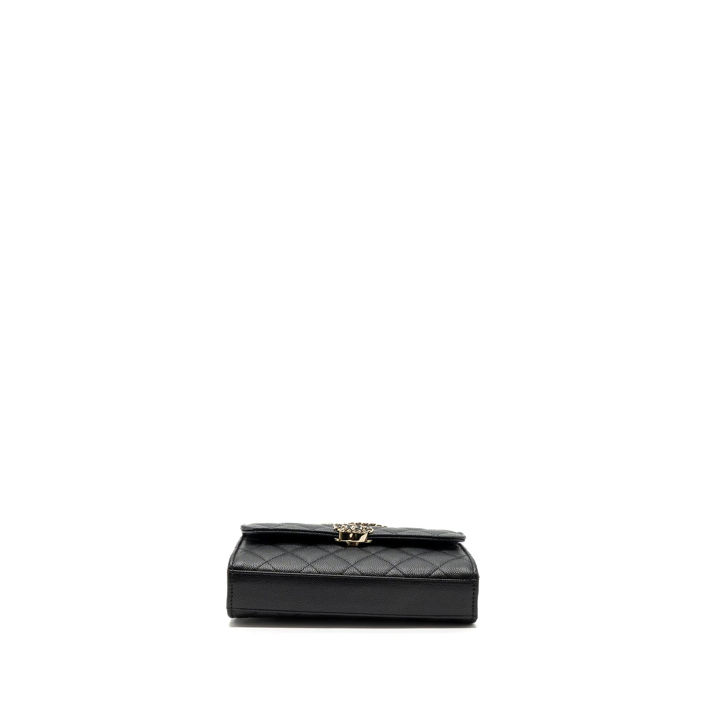 Chanel 23P Top Handle Mini Flap Bag Caviar Black L (Microchip)