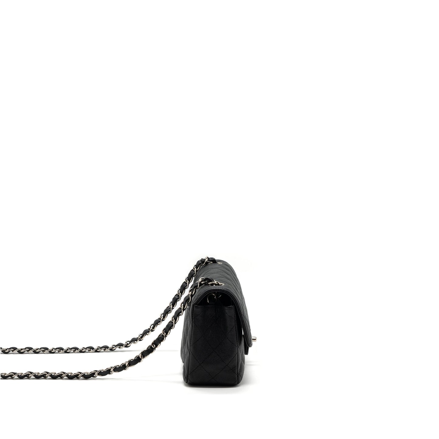 Chanel Classic Mini Rectangular Flap Bag Caviar Black