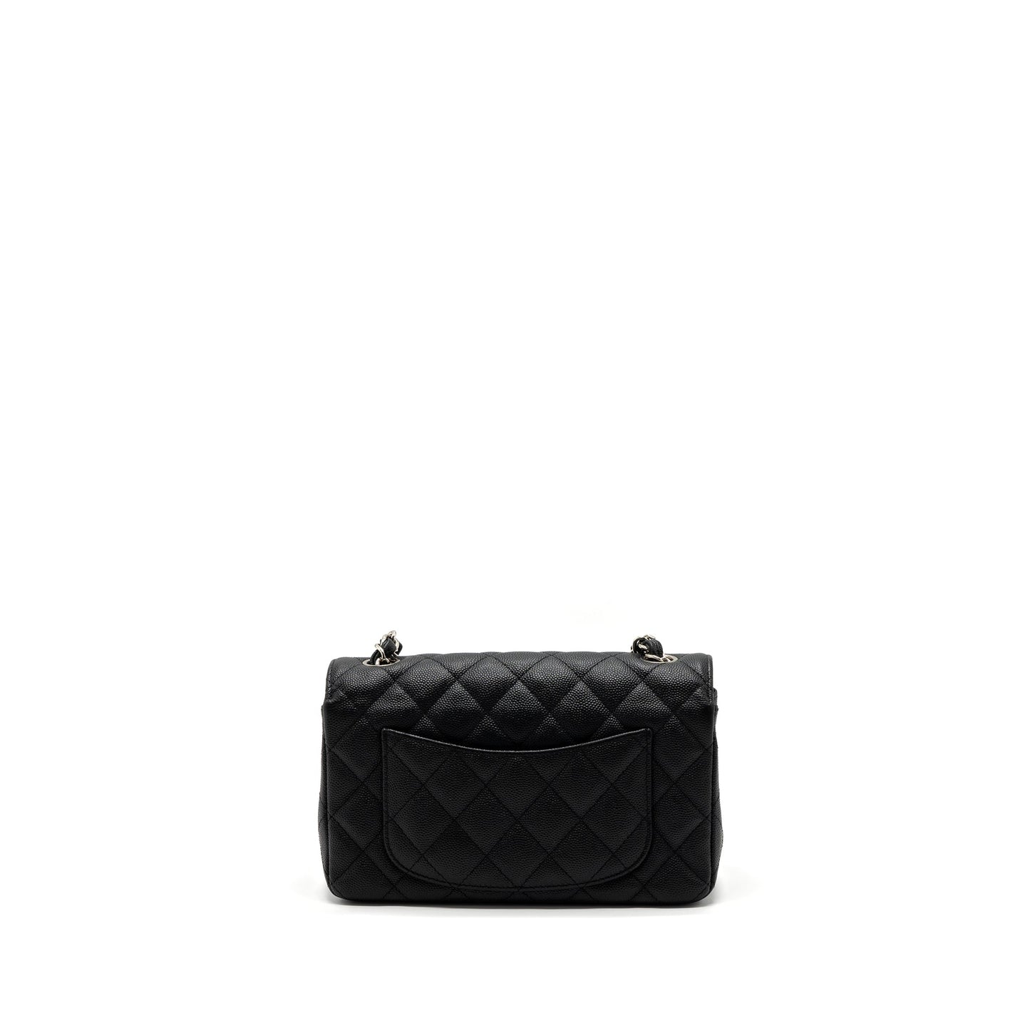 Chanel Classic Mini Rectangular Flap Bag Caviar Black