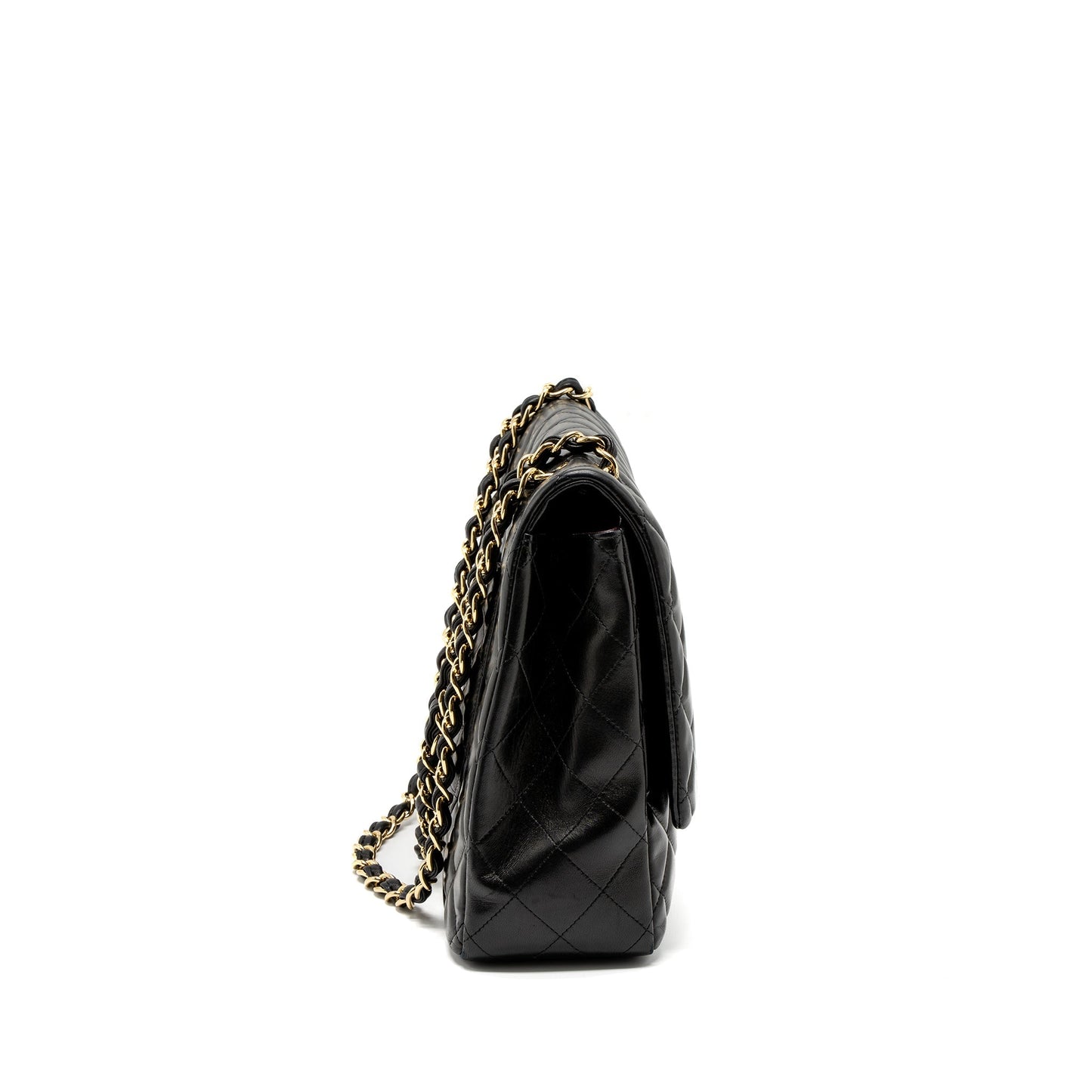 Chanel Maxi Classic Single Flap Bag Lambskin Black