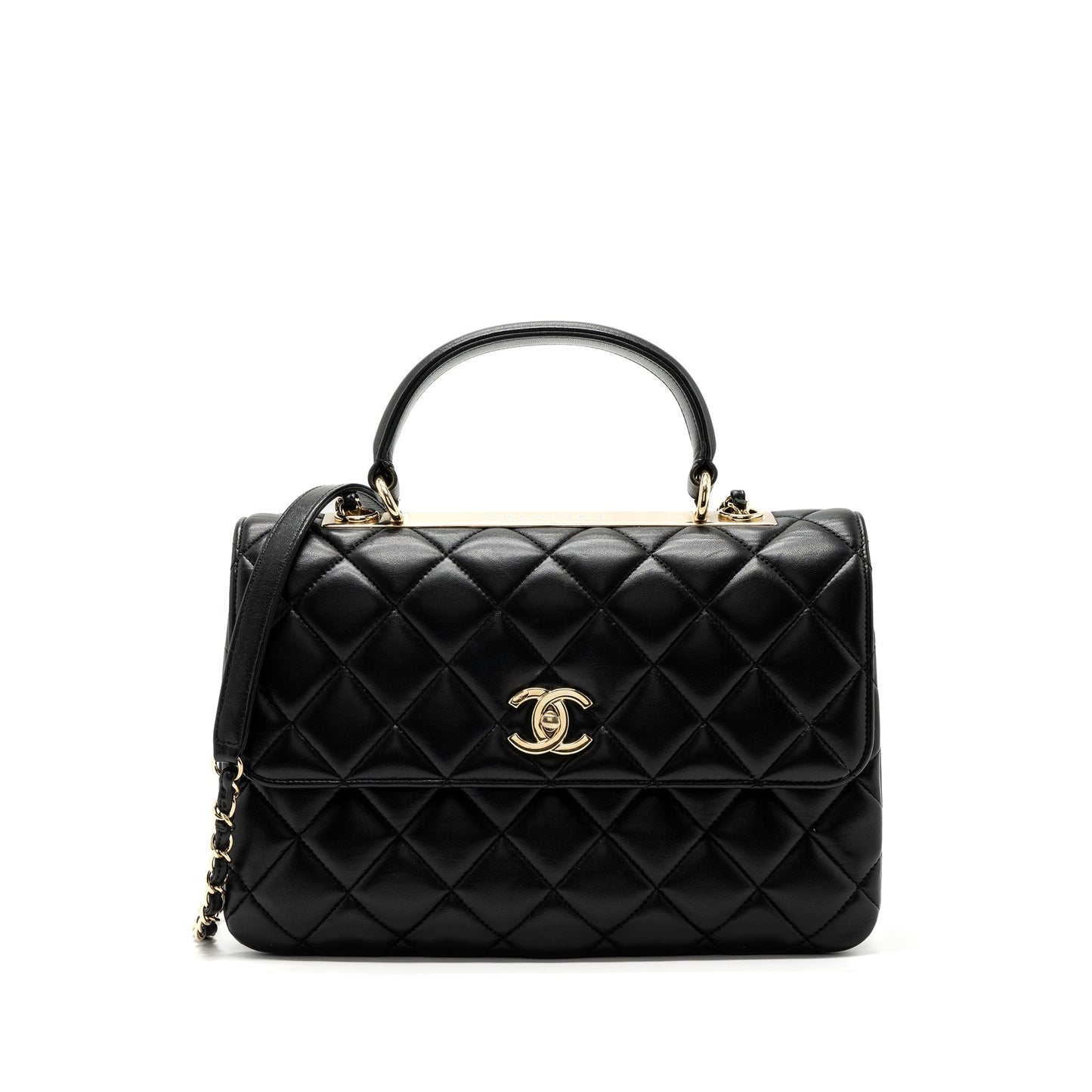 Chanel medium trendy CC lambskin black