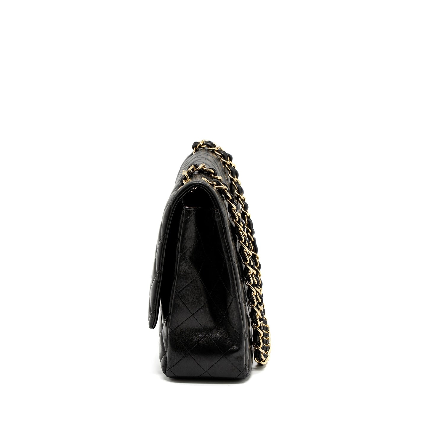 Chanel Maxi Classic Single Flap Bag Lambskin Black