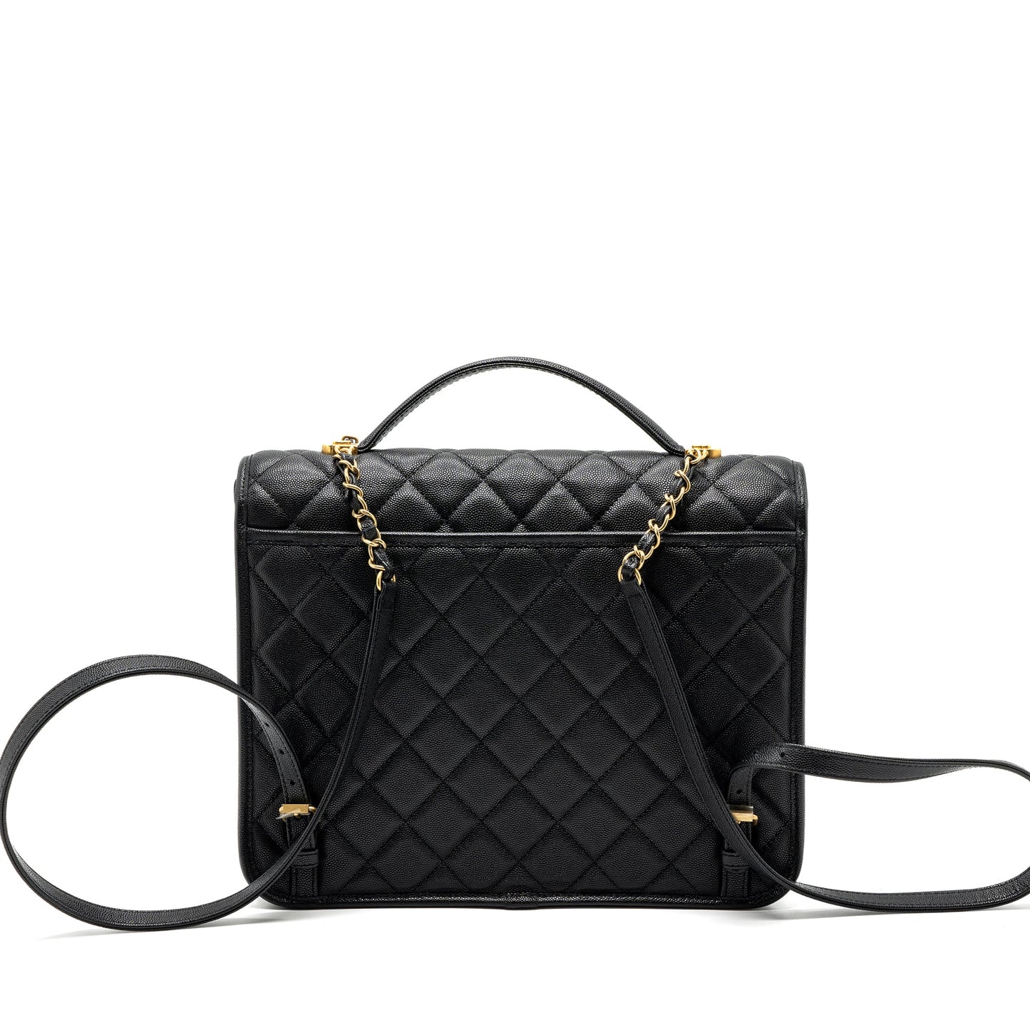 Chanel 22k Large Backpack Caviar Black (microchip)