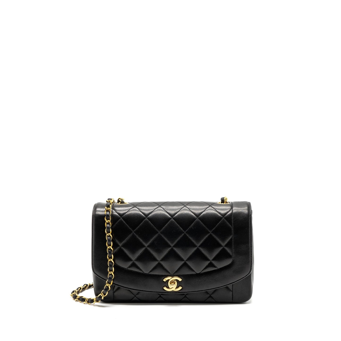 Chanel  Diana Flap Bag Lambskin Black
