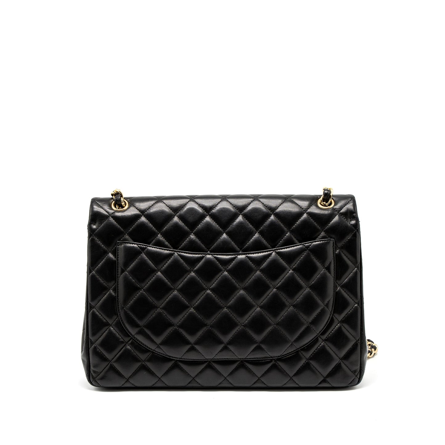 Chanel Maxi Classic Single Flap Bag Lambskin Black