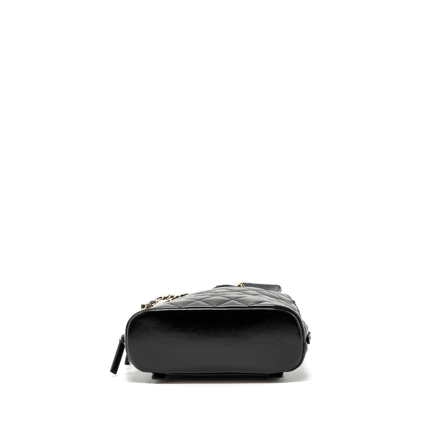 Chanel 22A Backpack Patent Black L (Microchip)