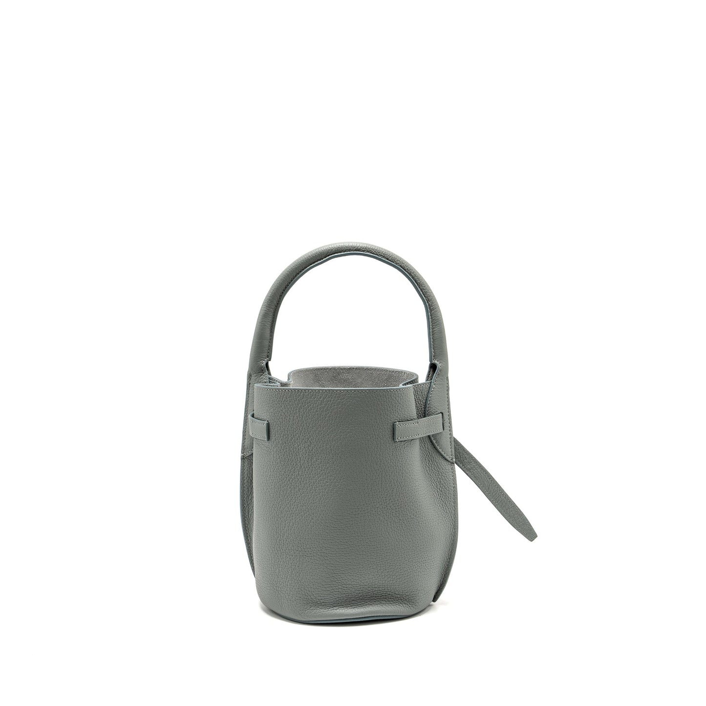 Celine Nano Bucket Big Purse Grained Calfskin Storm