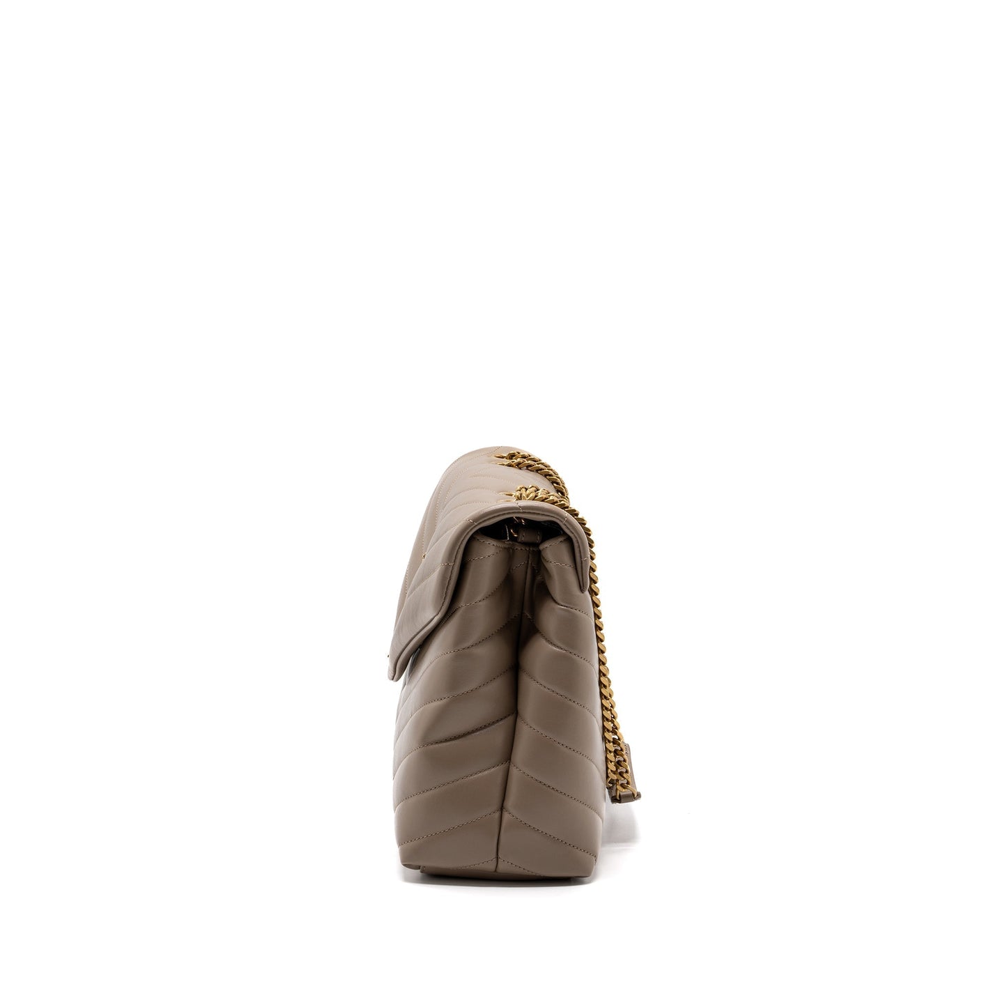 Saint Laurent Medium Loulou Mini Purse Beige