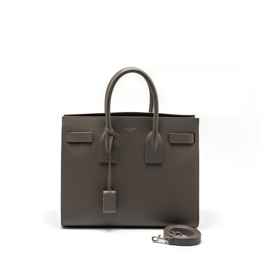 Saint Laurent/ Sac De Jour Small Grained Calfskin Grey