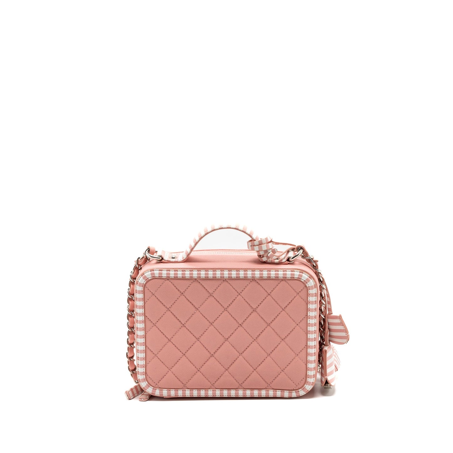 Chanel Medium Filigree Vanity Case Caviar Pink Multicolour