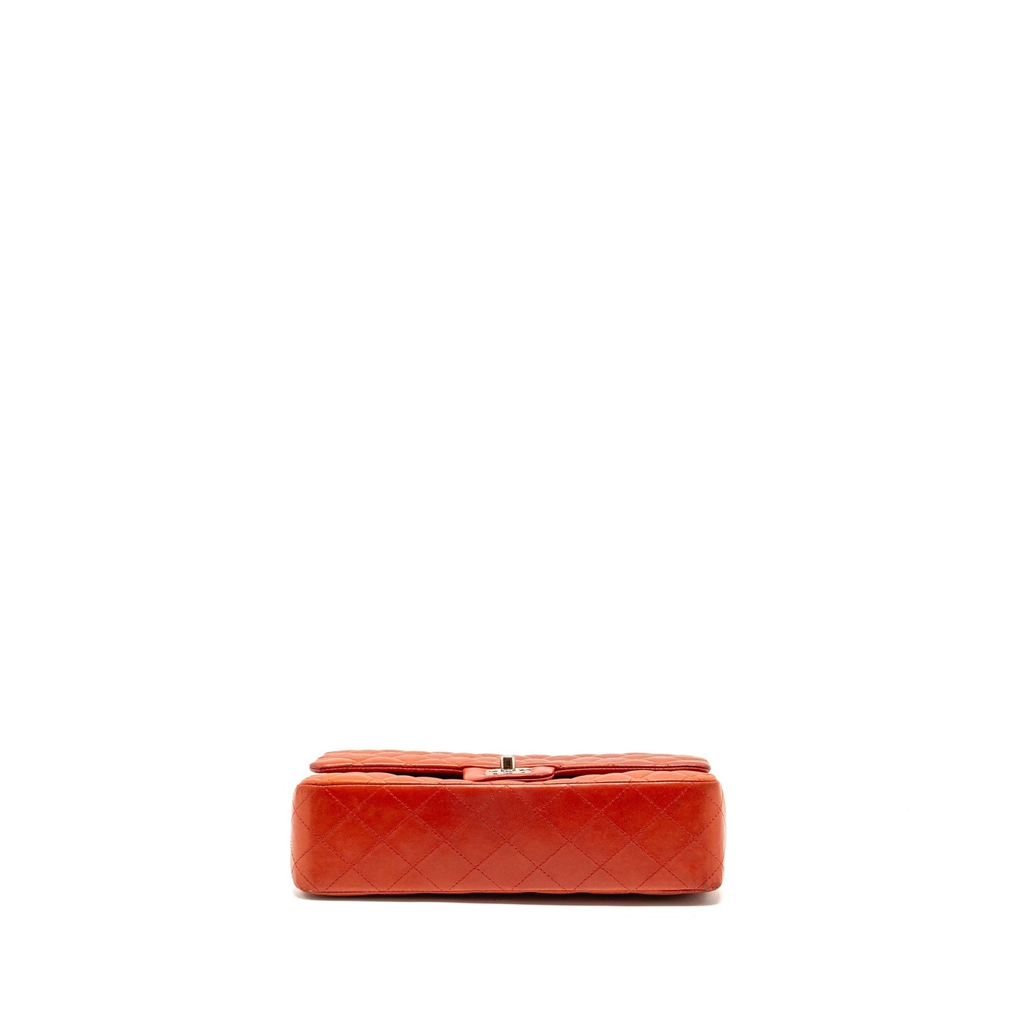 Chanel Medium Classic double flap bag lambskin red