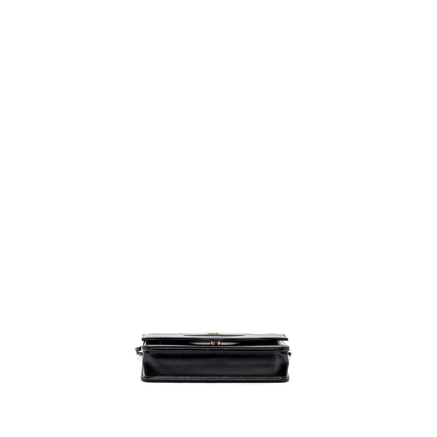 Chanel 24C 31 wallet on chain shiny calfskin black L (Microchip)