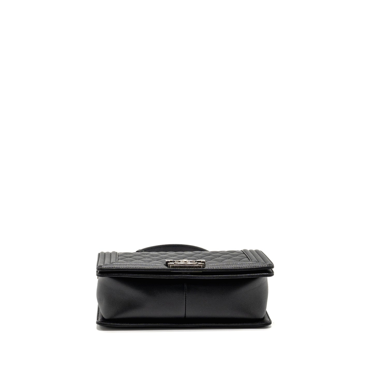 Chanel Medium Boy Bag Caviar Black  (Microchip)