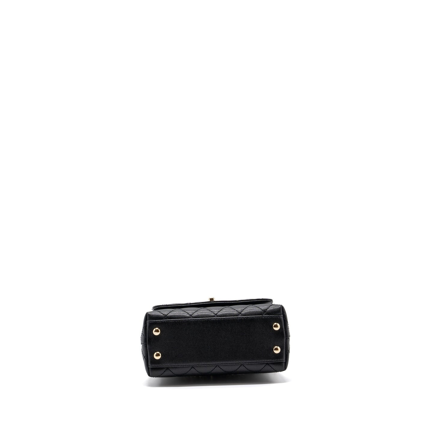 Chanel Coco handle Mini Caviar Black L (Microchip)